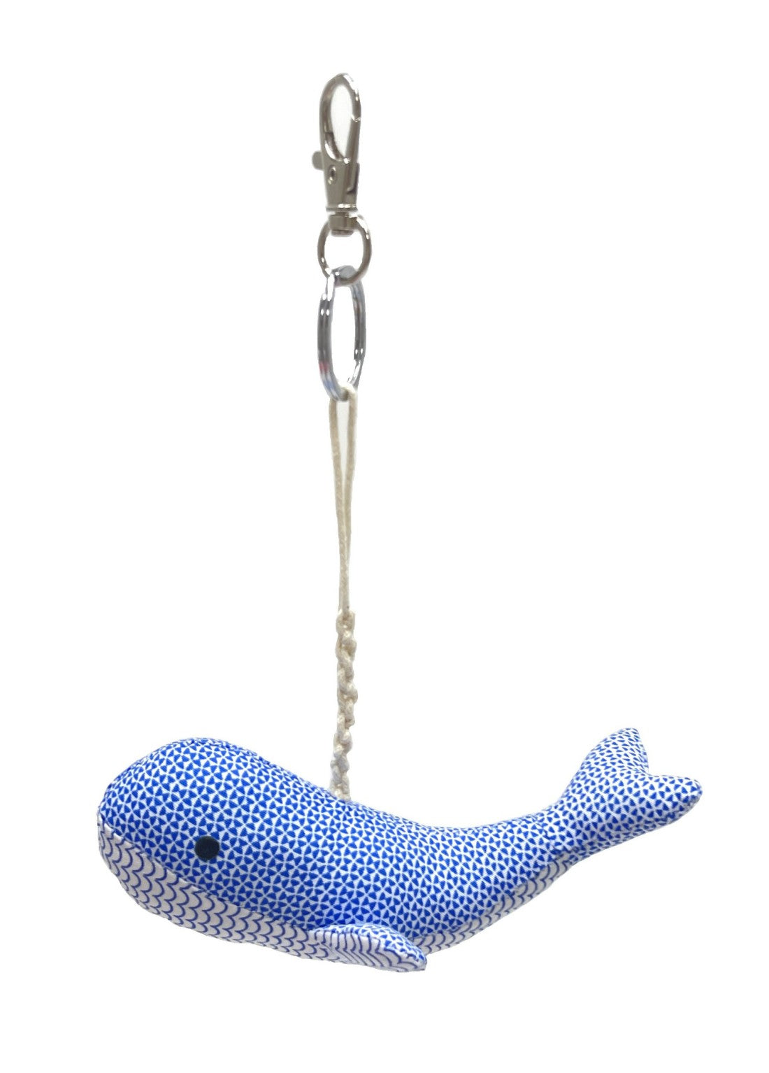 Grigri Baleine Chardon bleu outre-mer