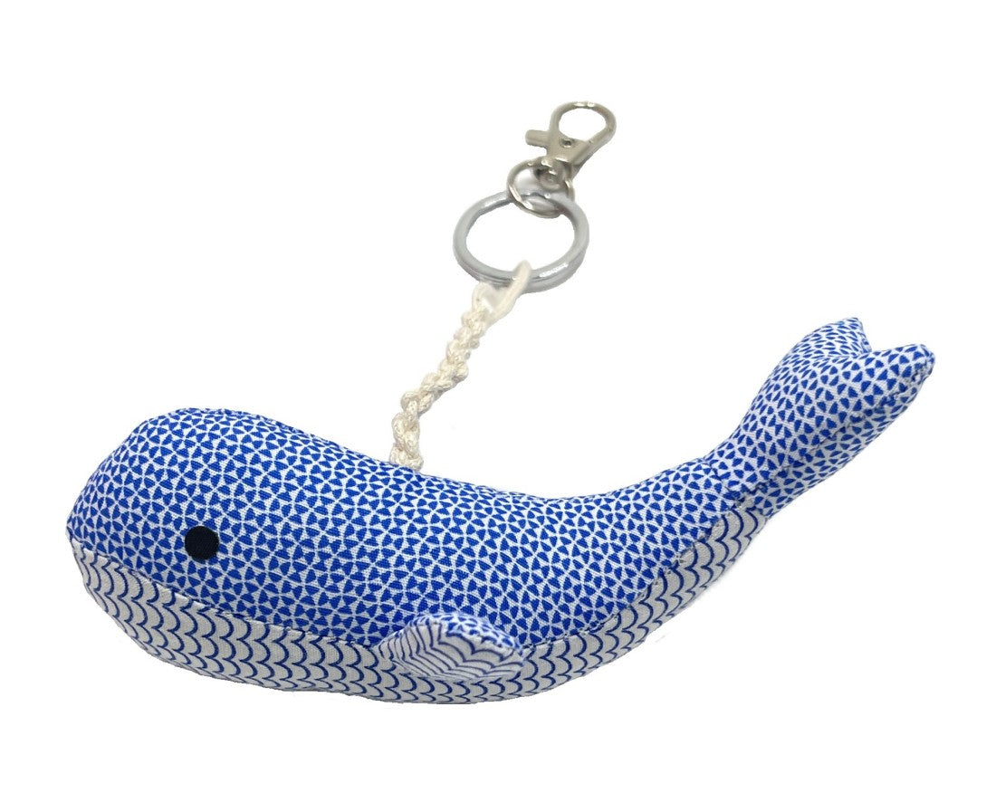 Grigri Baleine Chardon bleu outre-mer