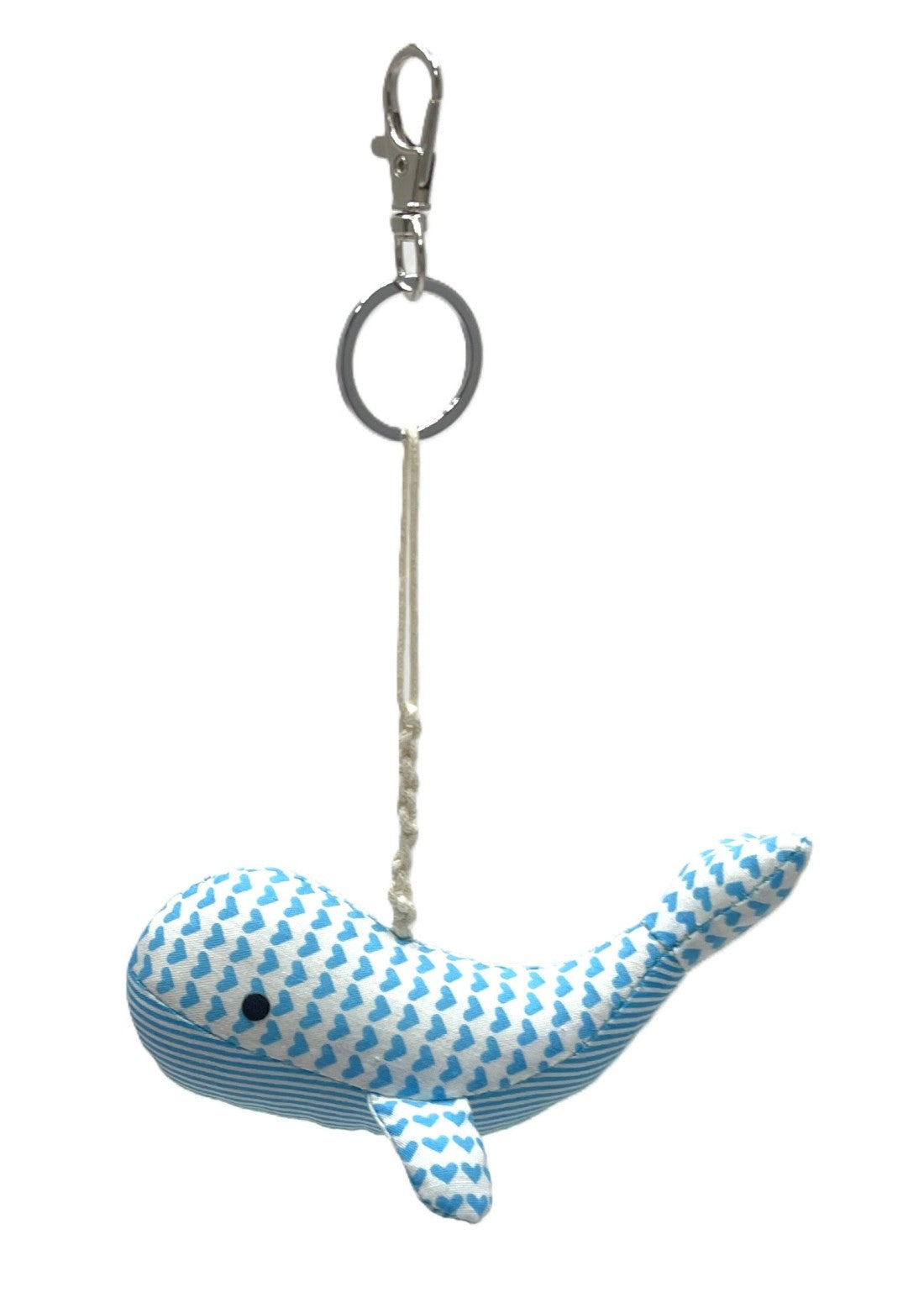 Grigri Baleine Love is All bleu ciel