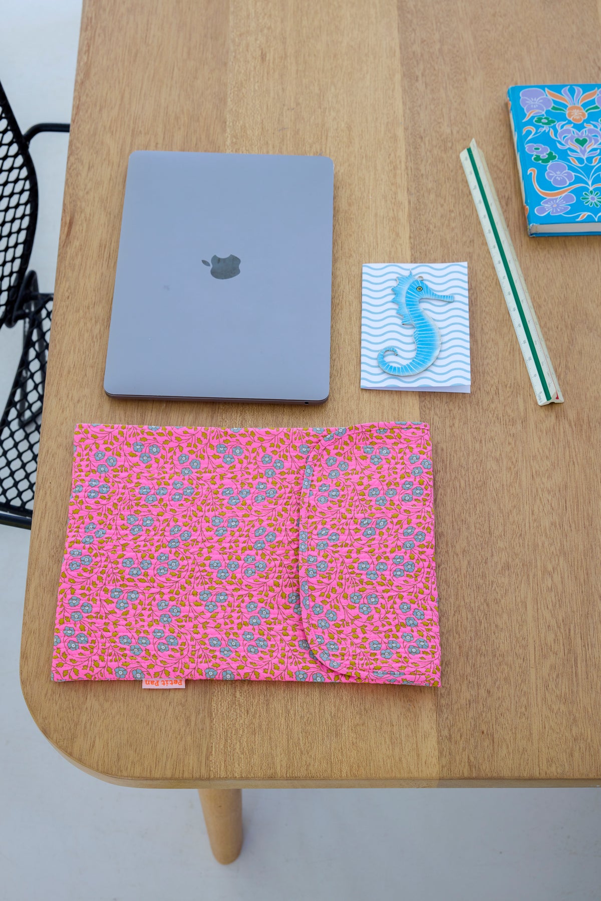 Housse ordinateur Aziza rose