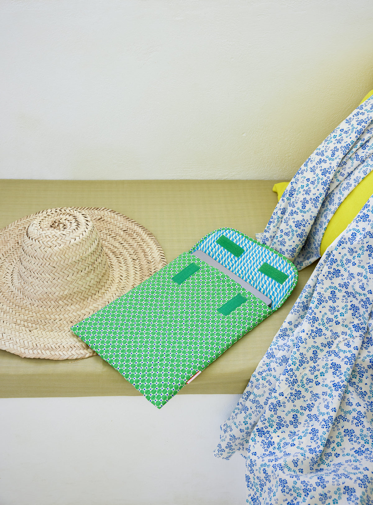 Housse ordinateur Mimoun vert