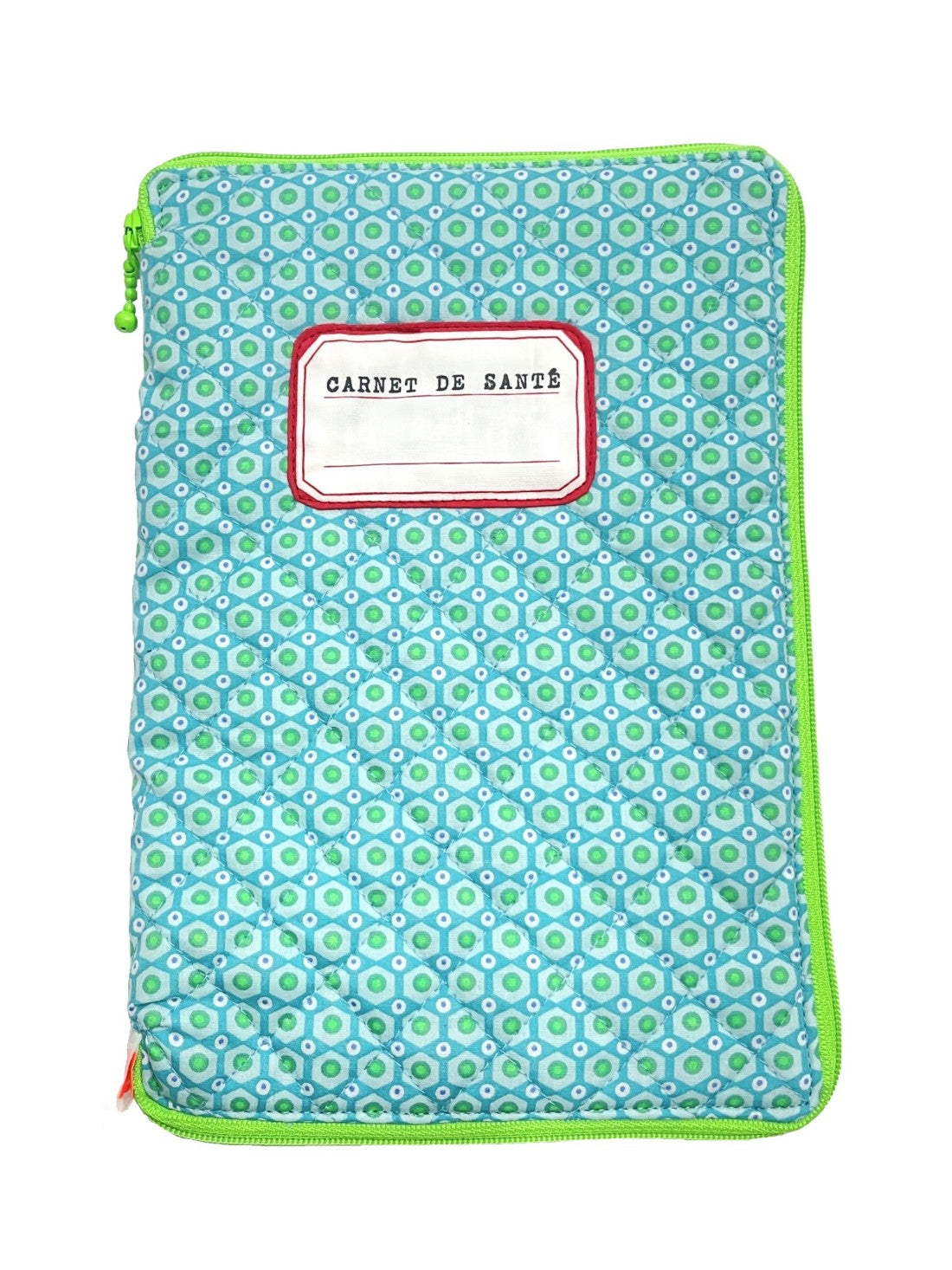 Housse carnet de santé Mikko menthe