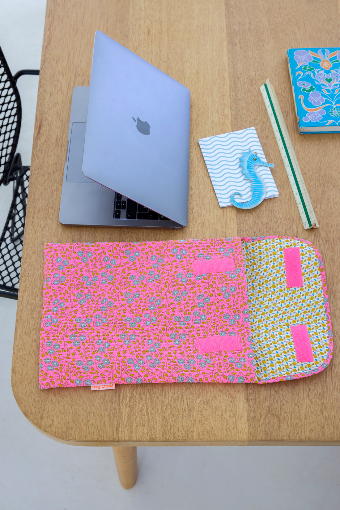 Housse ordinateur Aziza rose