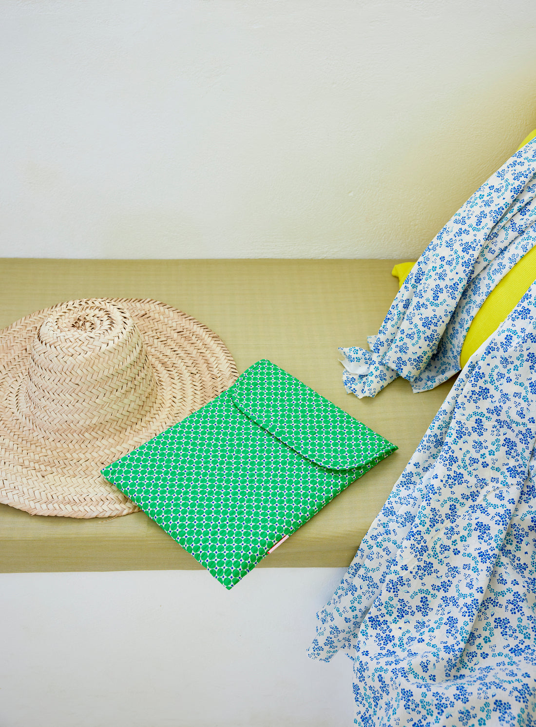 Housse ordinateur Mimoun vert