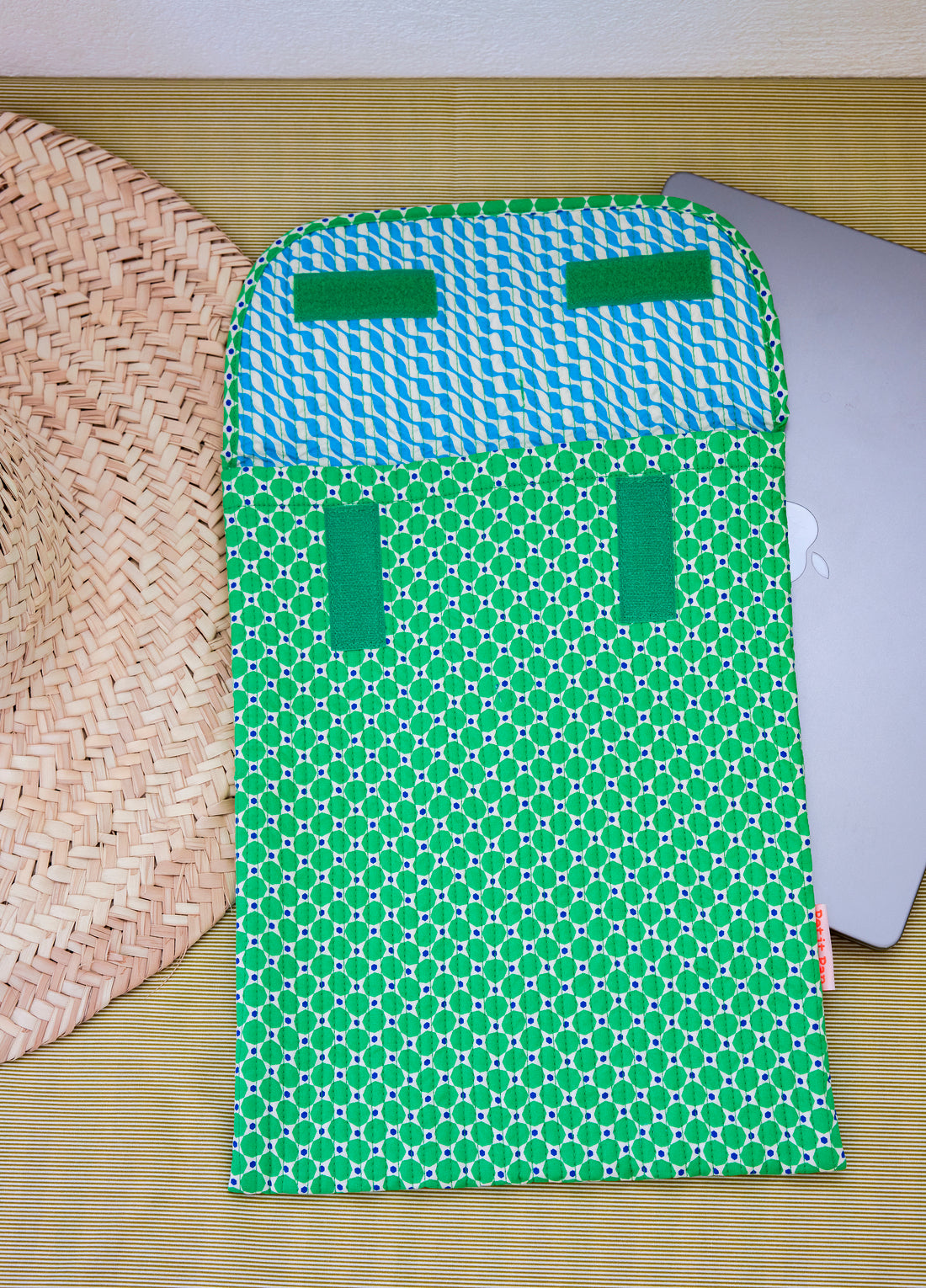 Housse ordinateur Mimoun vert