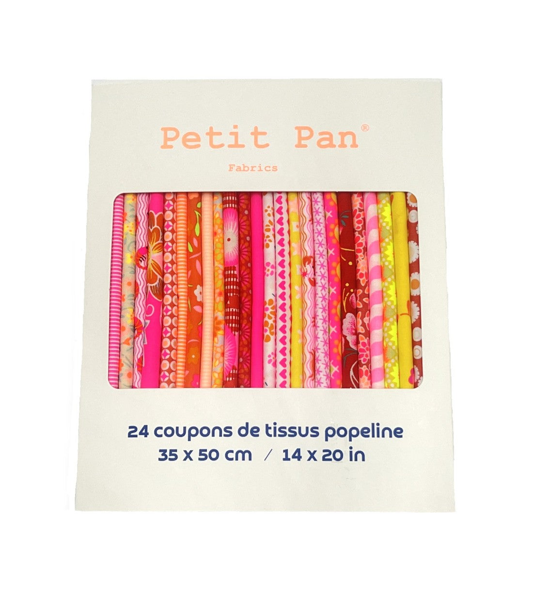 Kit de 24 coupons de 35x50cm Rose Petit Pan