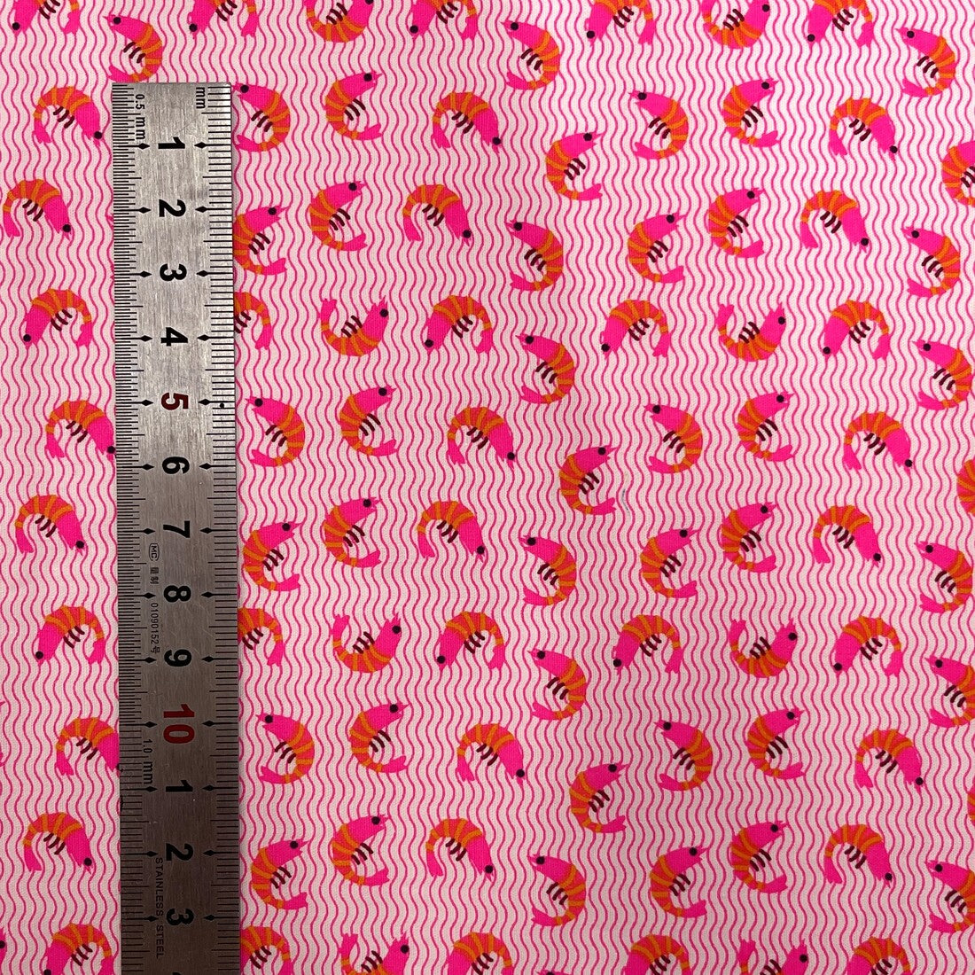 Coupon coton Krevett rose