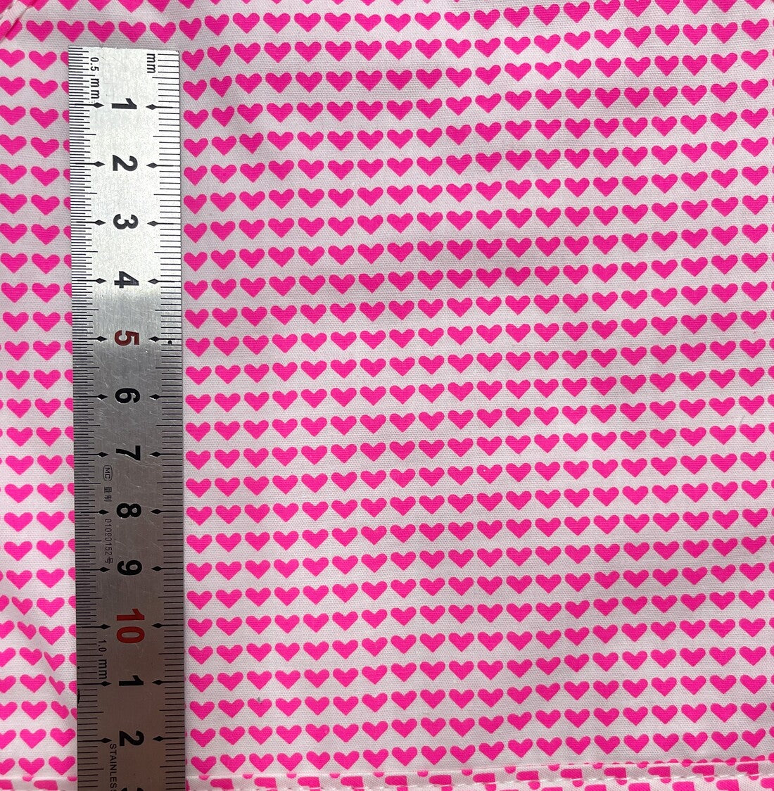 Tissu Coton Popeline Love is all rose