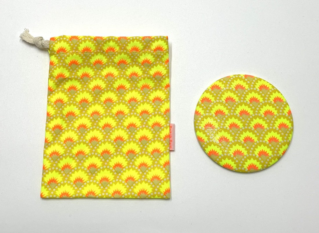 Miroir de Poche Wasabi jaune