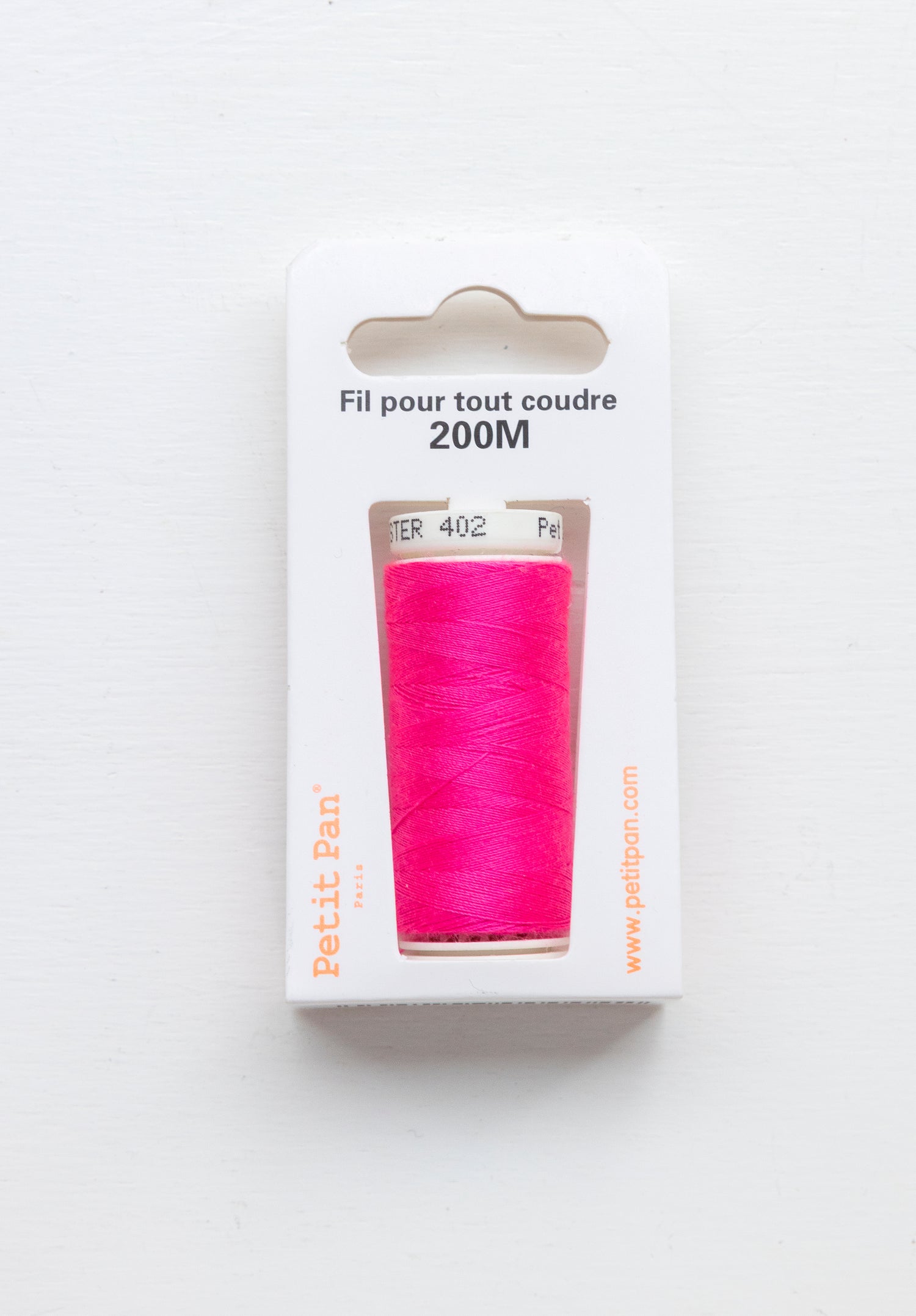 Fil à coudre polyester 200m Rose Petit Pan