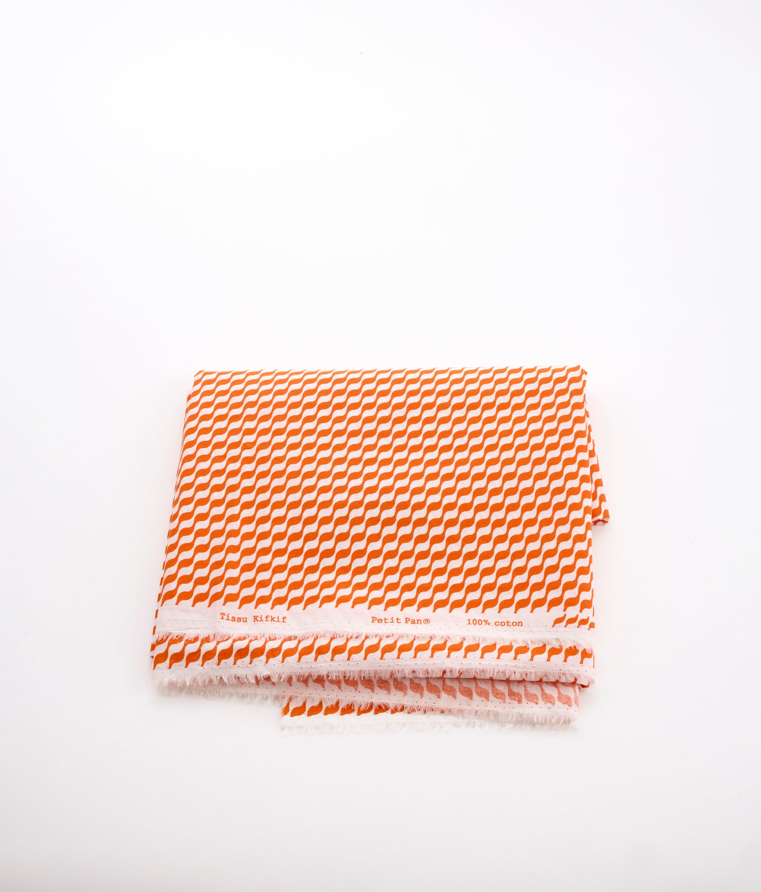 Tissu Coton Popeline Kifkif orange