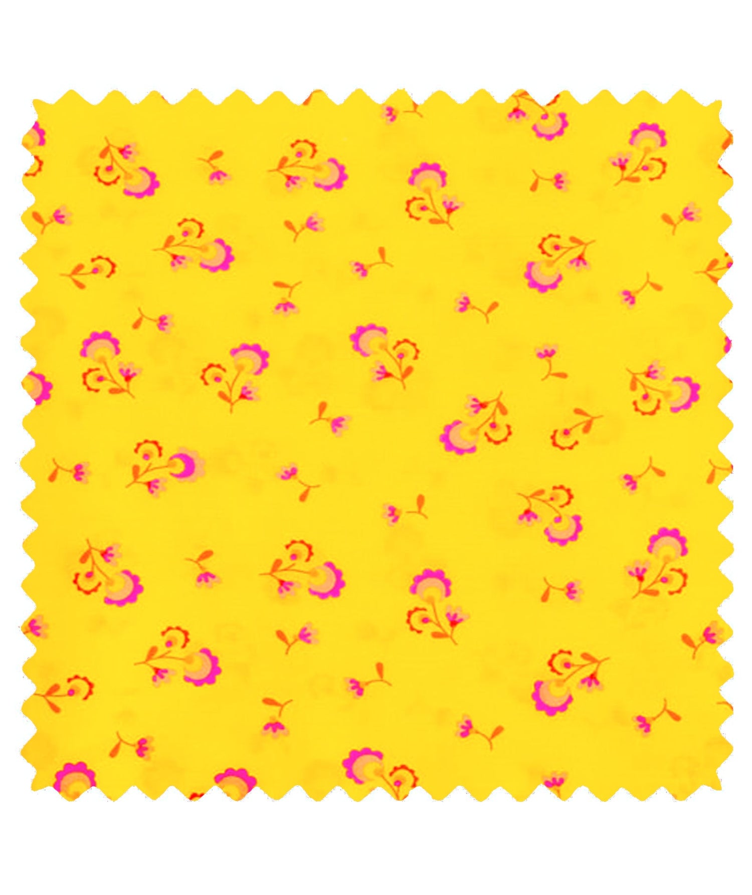 Coupon toile cirée Illska jaune