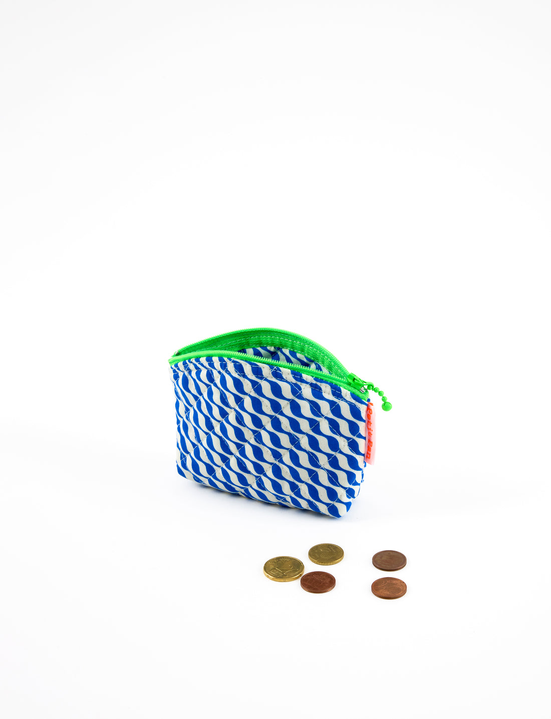 Small Peace and love tangerine coin purse