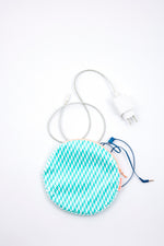 Pochette Breezy ronde Kifkif vert d'eau