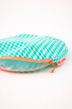 Pochette Breezy ronde Kifkif vert d'eau