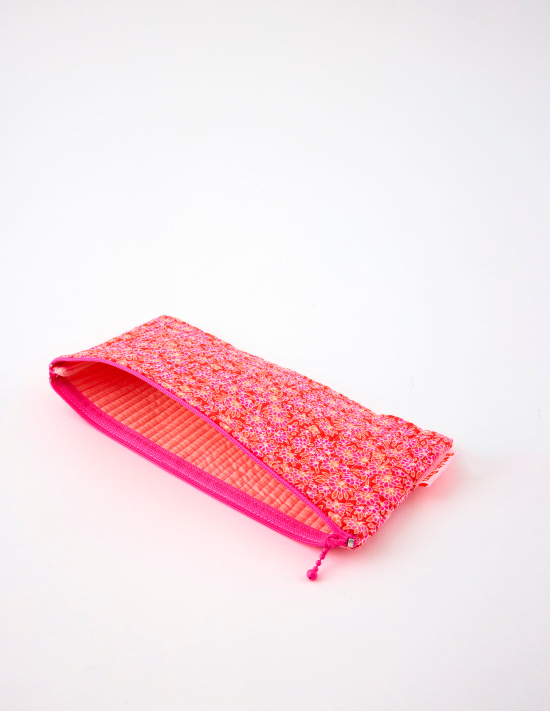 Pochette matelassée Calendula rose