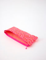 Pochette matelassée Calendula rose