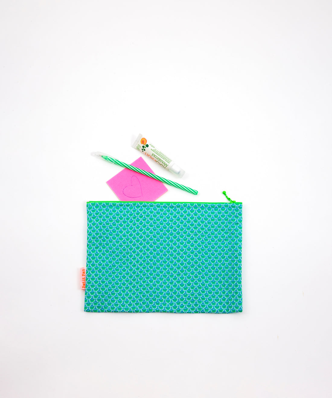 Pochette matelassée Zazen menthe