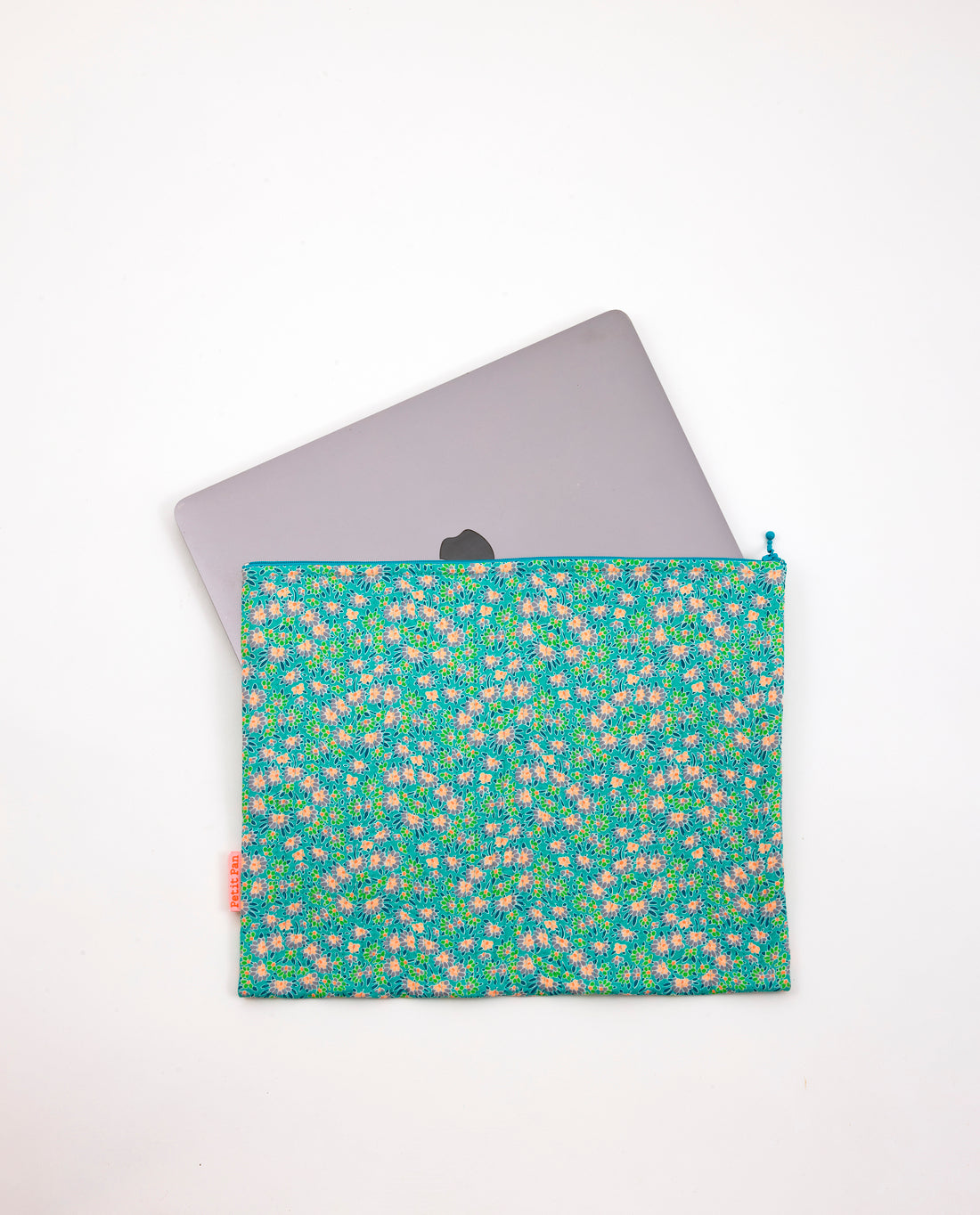 Pochette ordinateur Calendula vert