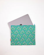 Pochette ordinateur Calendula vert