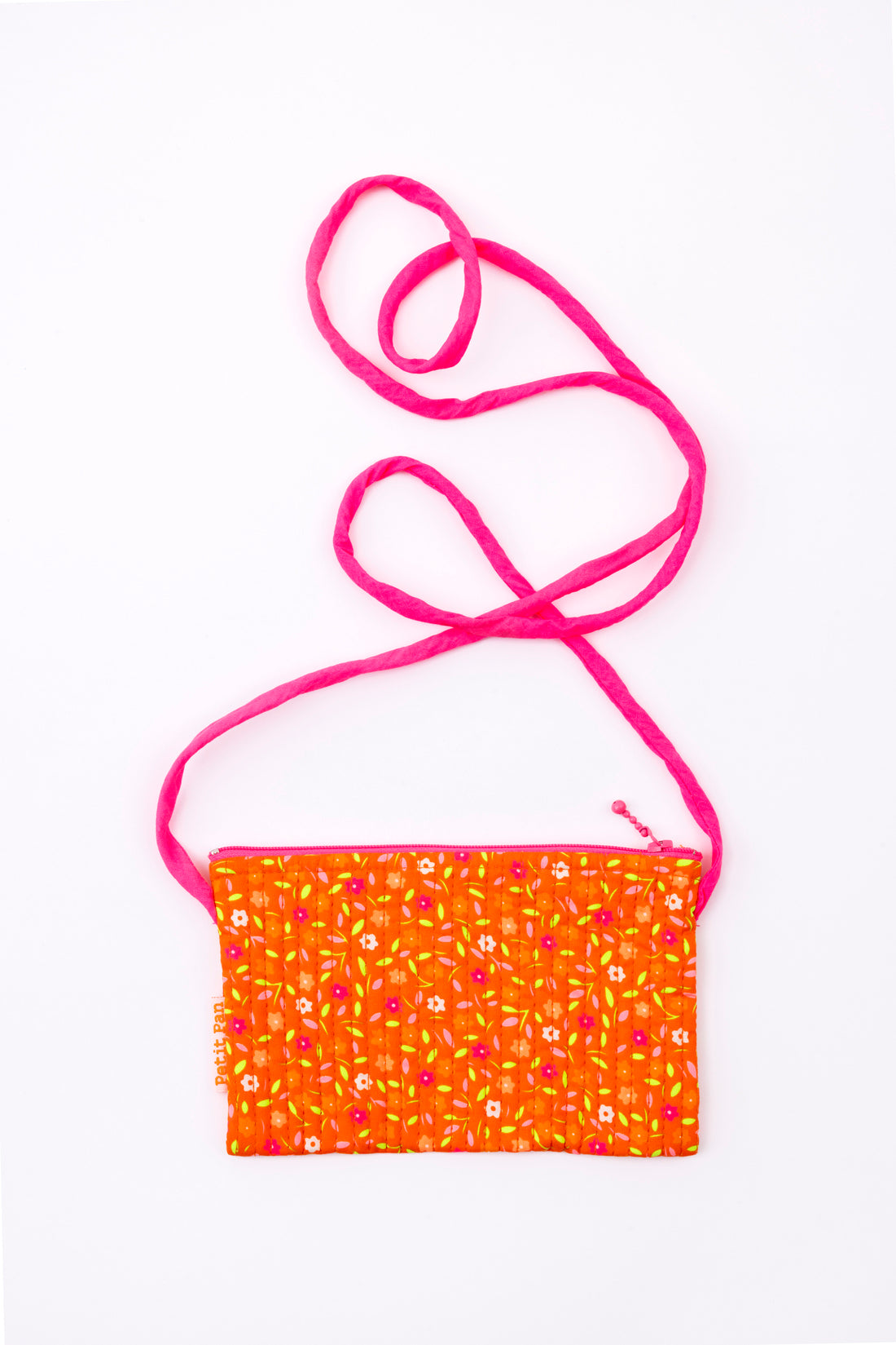 Pochette téléphone Peace and Love tangerine