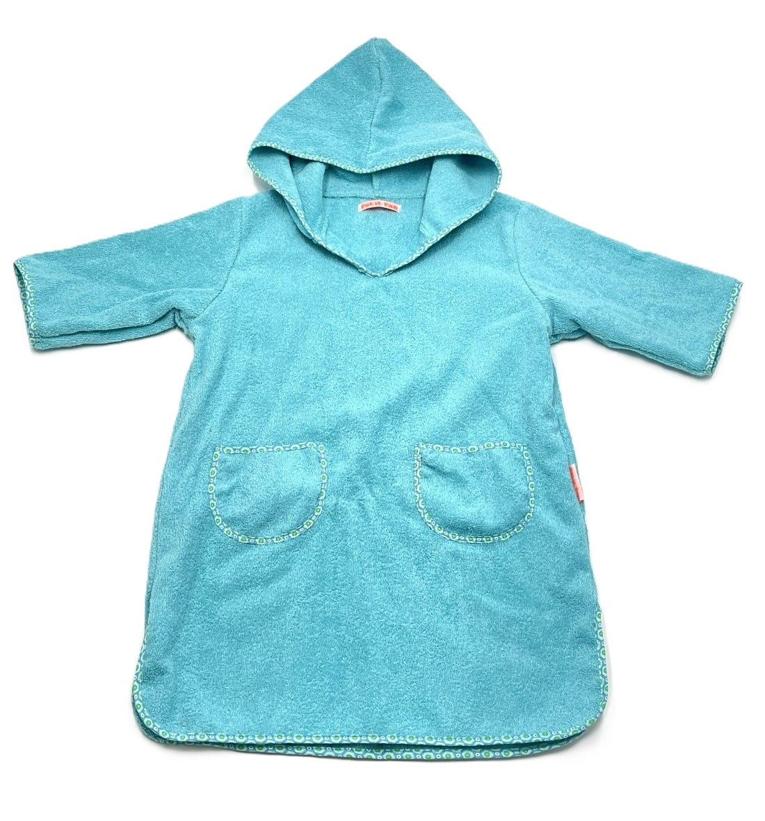 Poncho de bain enfant Bleu azur