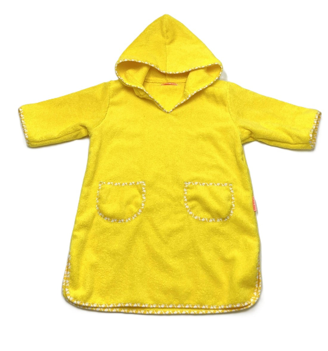 Poncho de bain enfant Kifkif jaune soleil