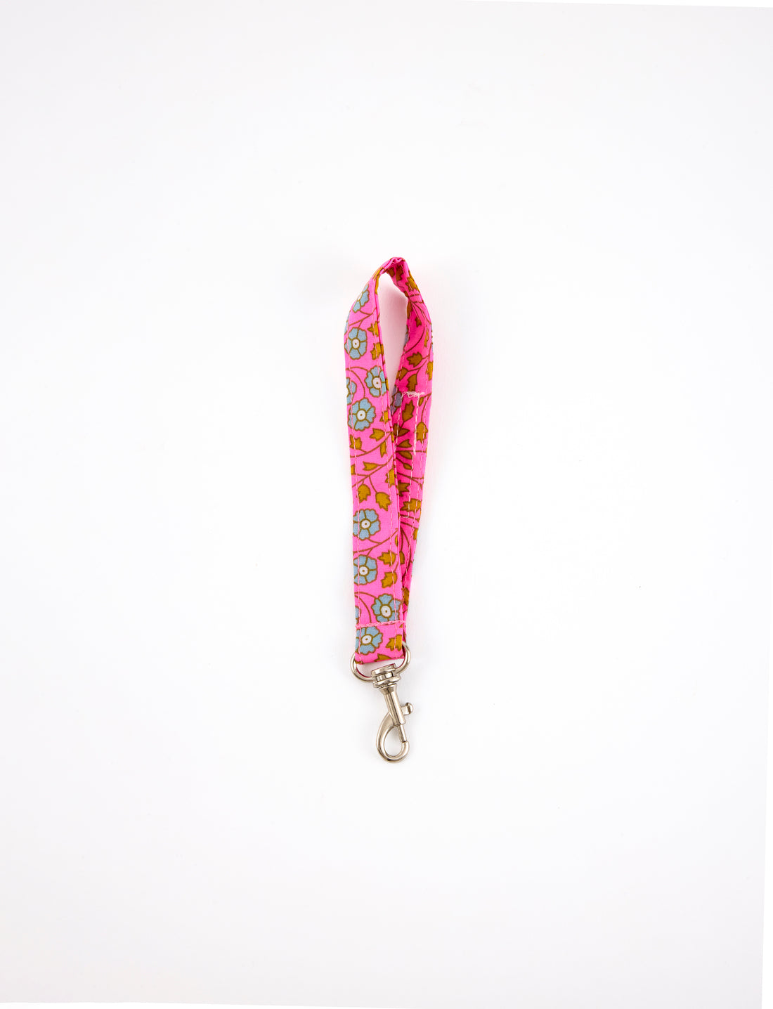 Pink Aziza Dragonne Keychain