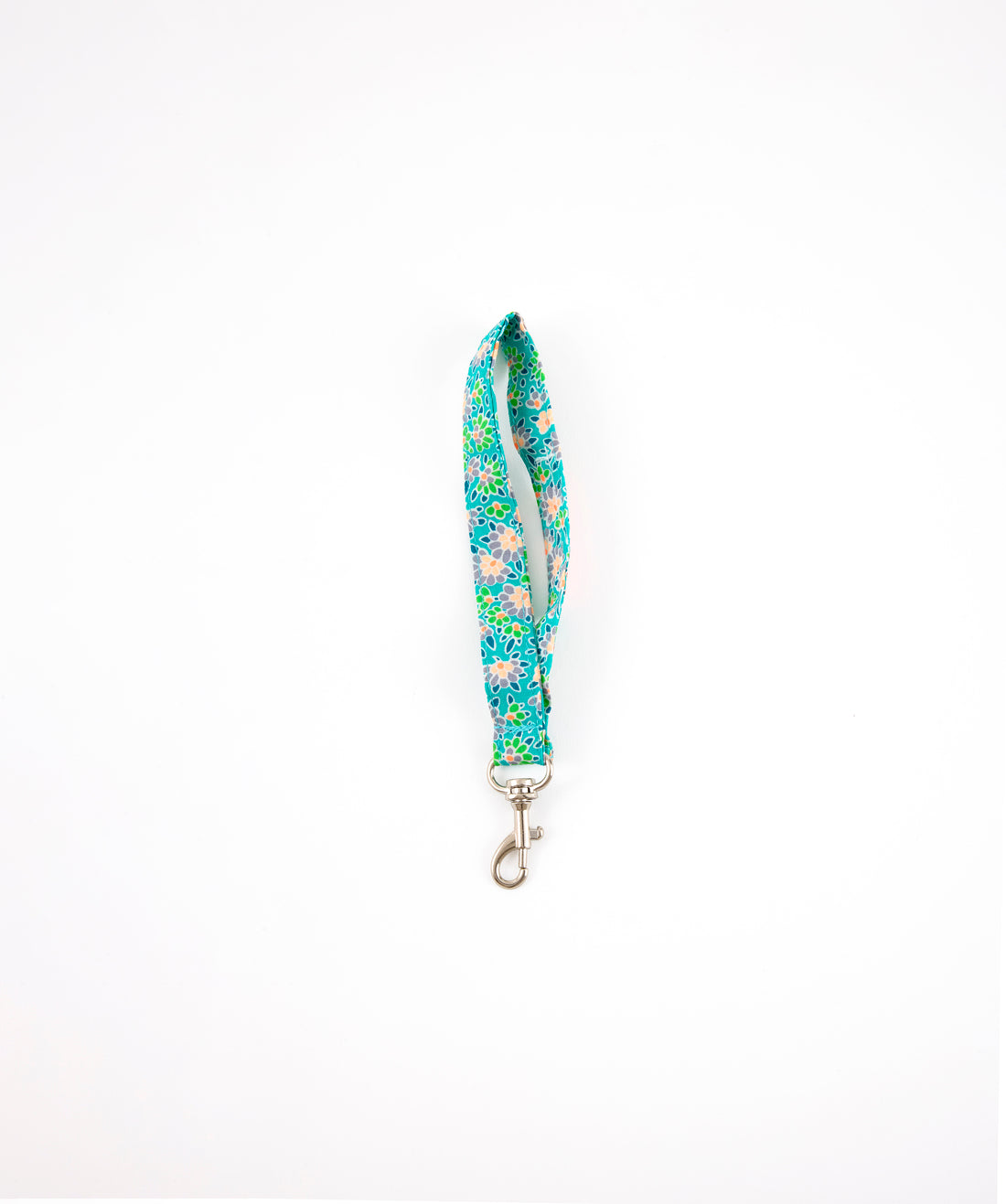 Green Calendula Wrist Strap Keychain