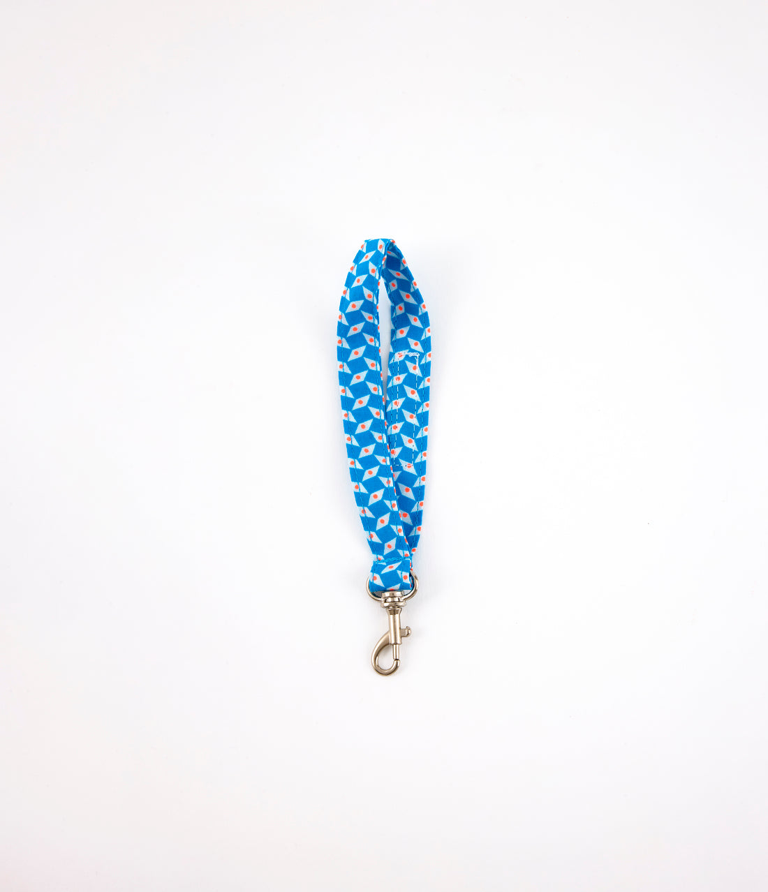 Blue Seed Wrist Strap Keychain