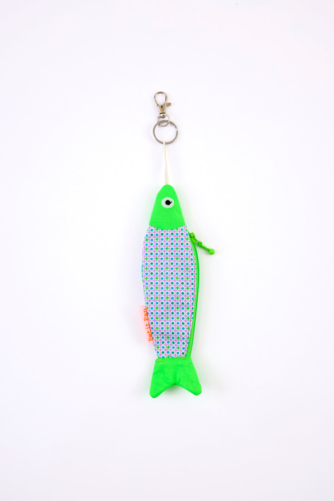 Lilac Django fish key ring