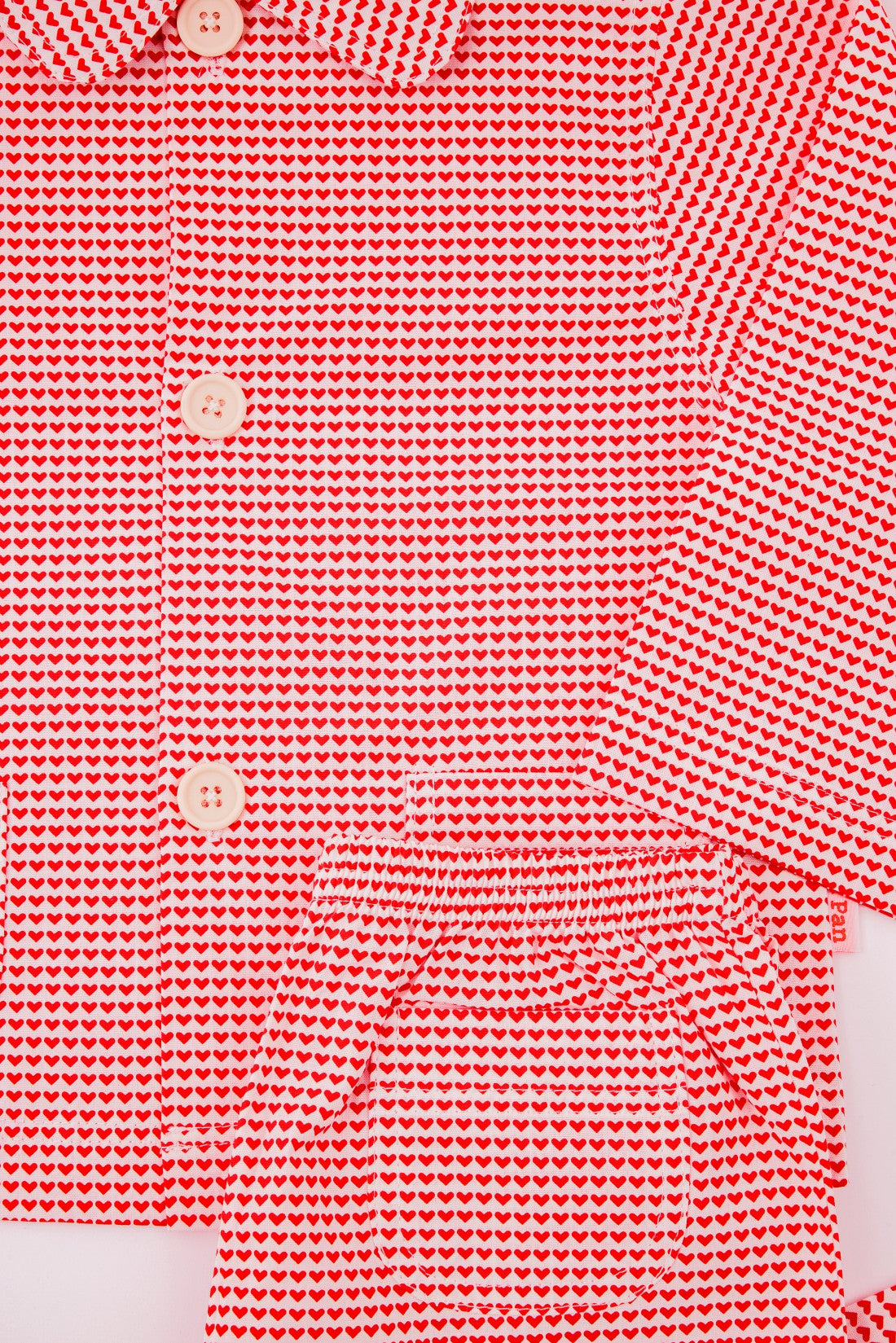 Pyjama Ado Love is all rouge