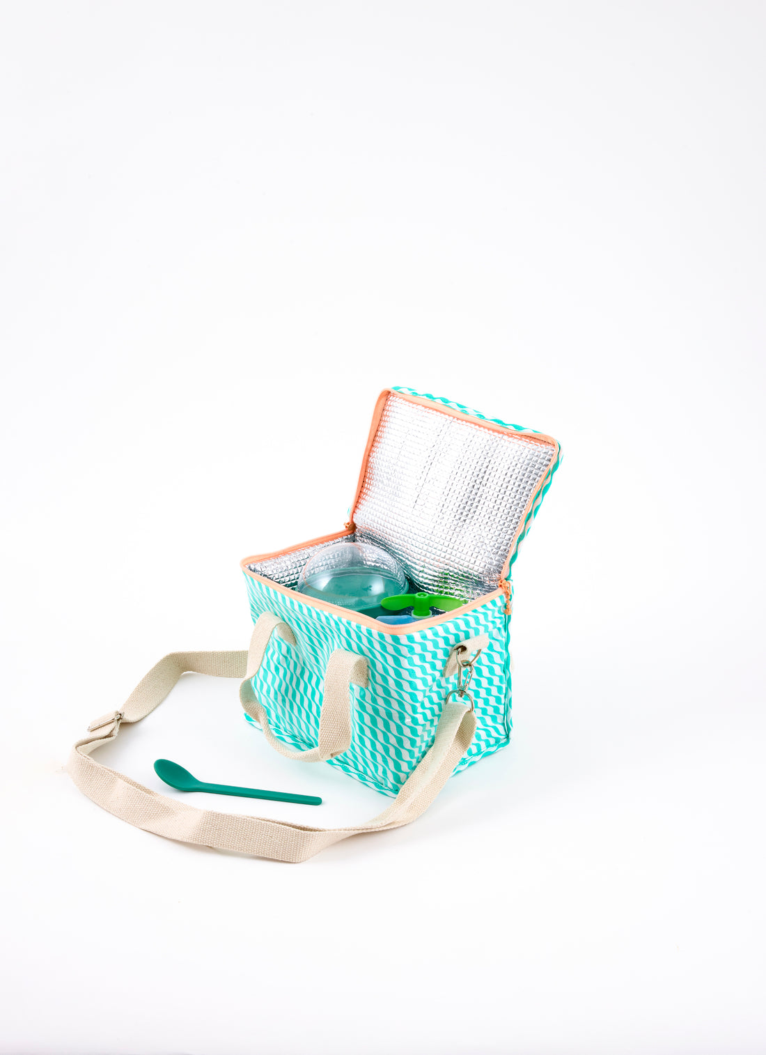 Kifkif insulated snack bag, light green