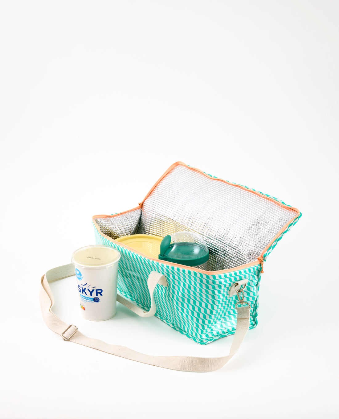 Sac pique-nique isotherme Kifkif vert d'eau