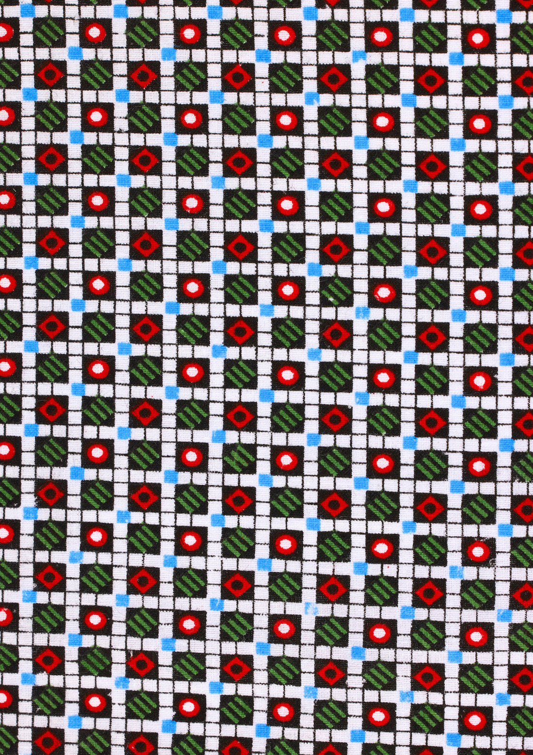 Tissu imprimé Signalétic vert Largeur 82 cm