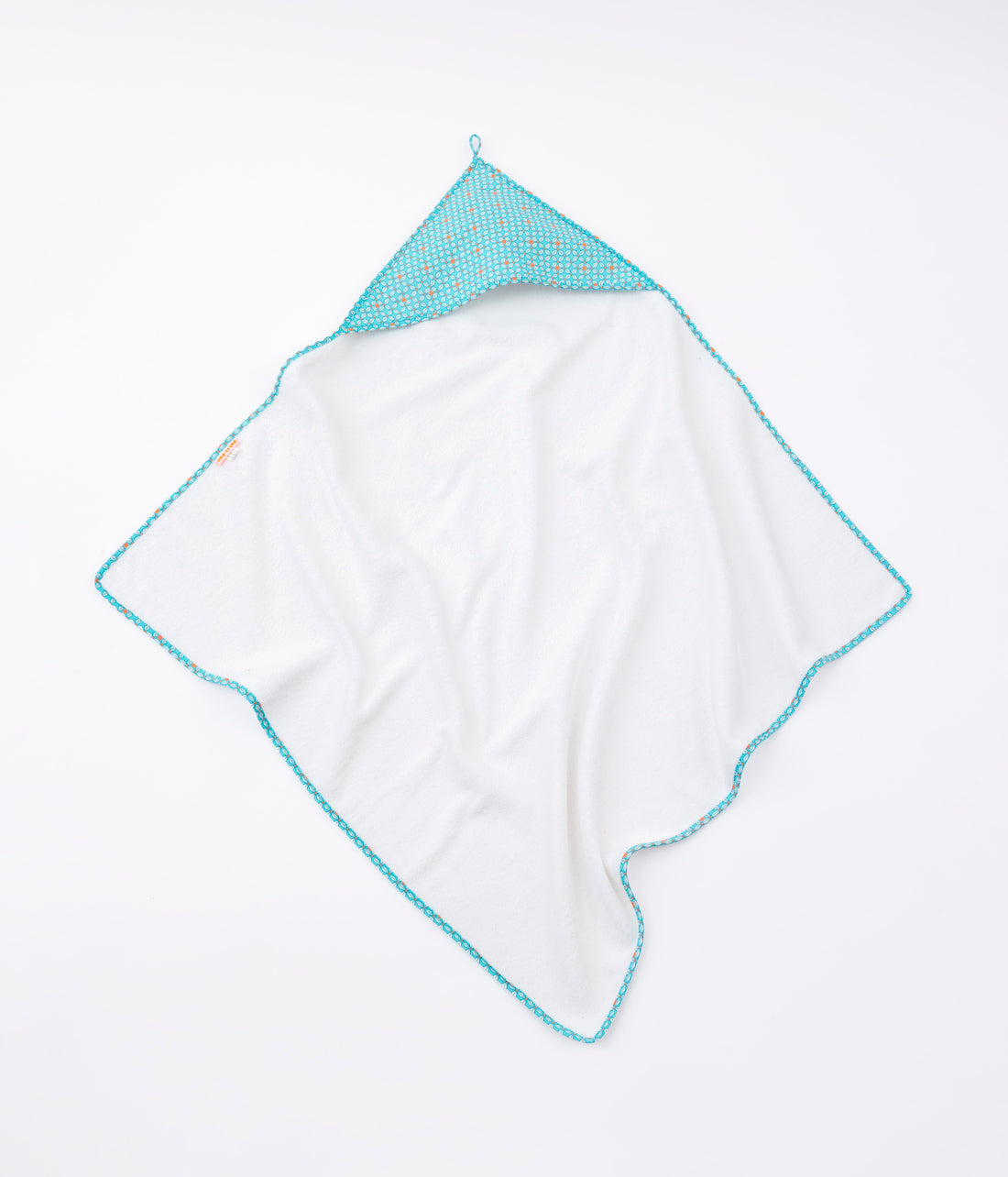 Sortie de bain bébé blanc