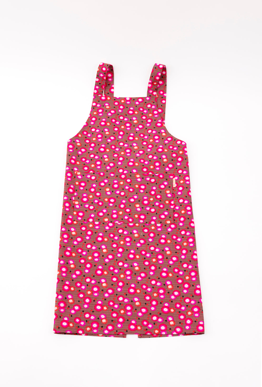 Tablier en toile Coquelicot rouge