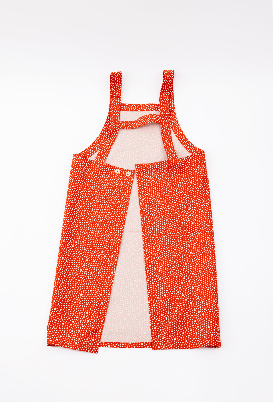 Tablier en toile Koko rouge