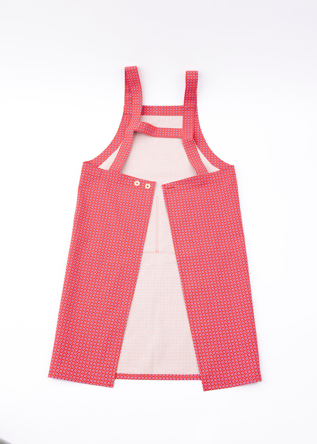 Tablier en toile Mikko Rouge