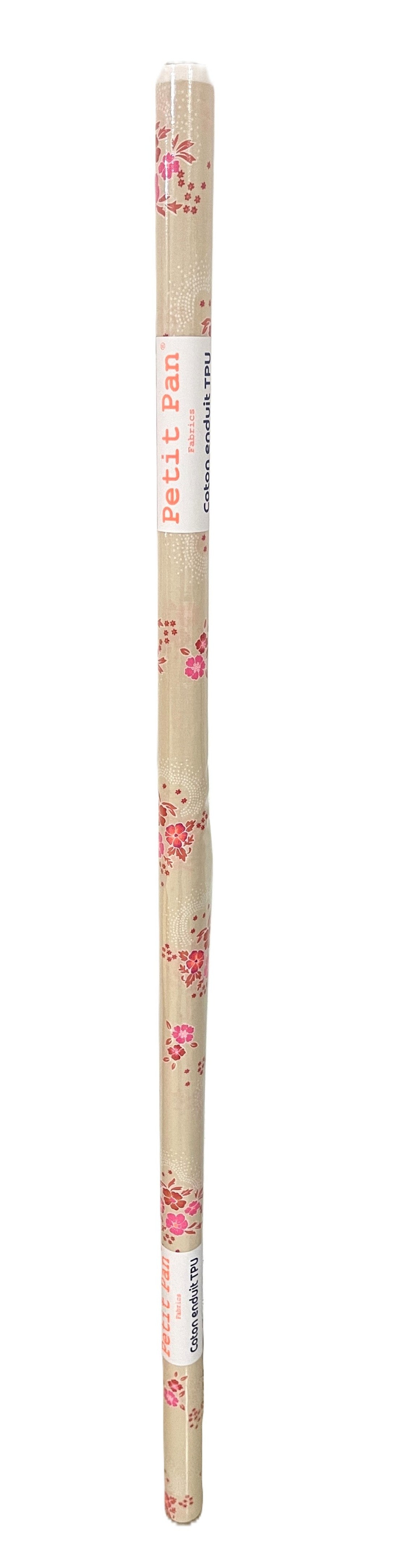 Toile Ciréé 2,5 m Folksy écru