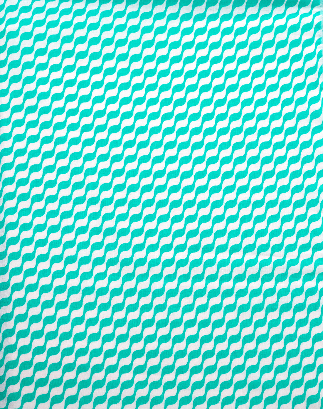 Coupon toile cirée Kifkif vert d'eau