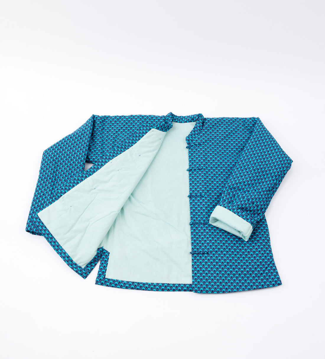 Veste molletonnée adulte Wasabi bleu