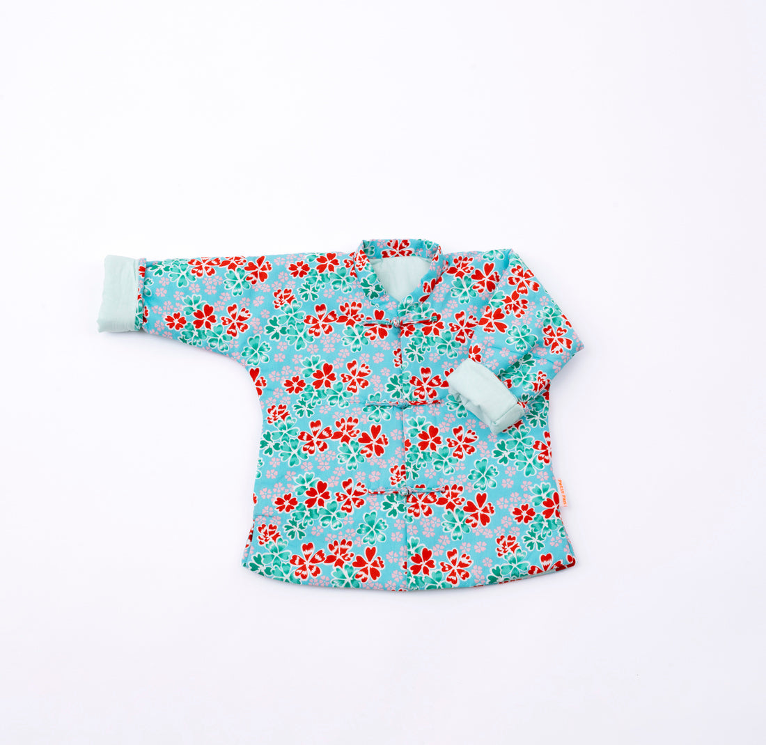 Veste molletonnée enfant Junko Bleu ciel