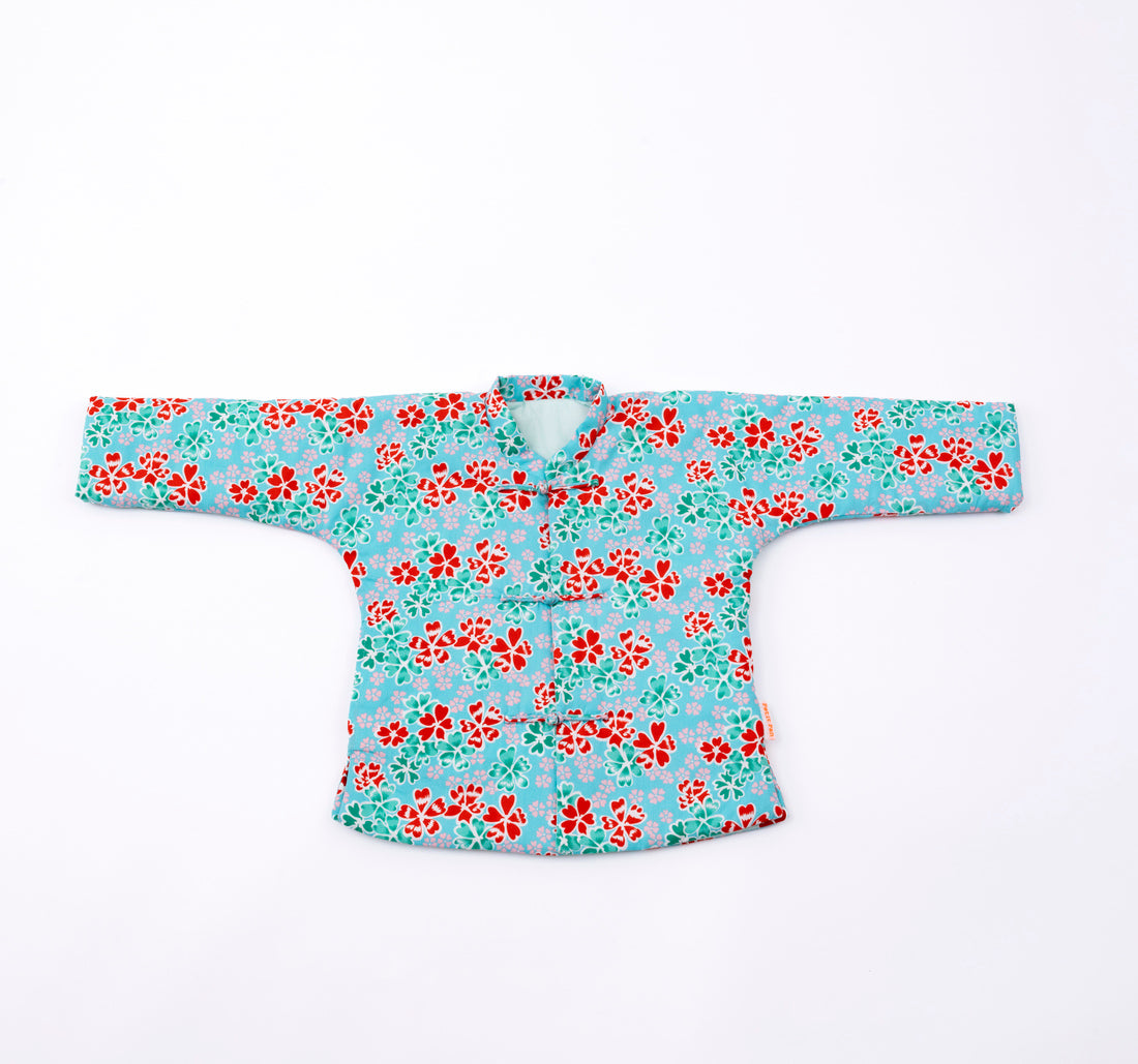 Veste molletonnée enfant Junko Bleu ciel