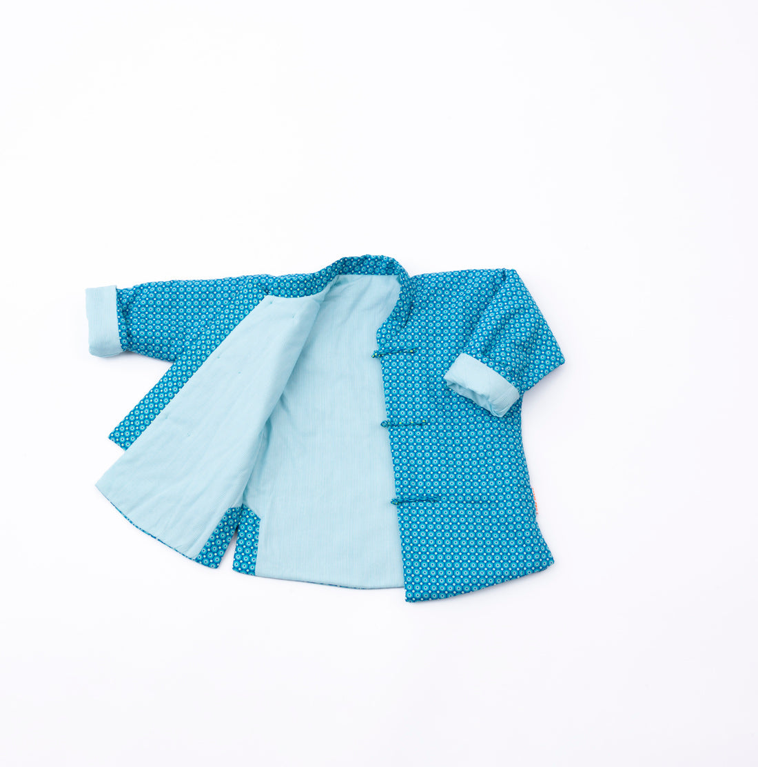 Veste molletonnée enfant Mikko bleu