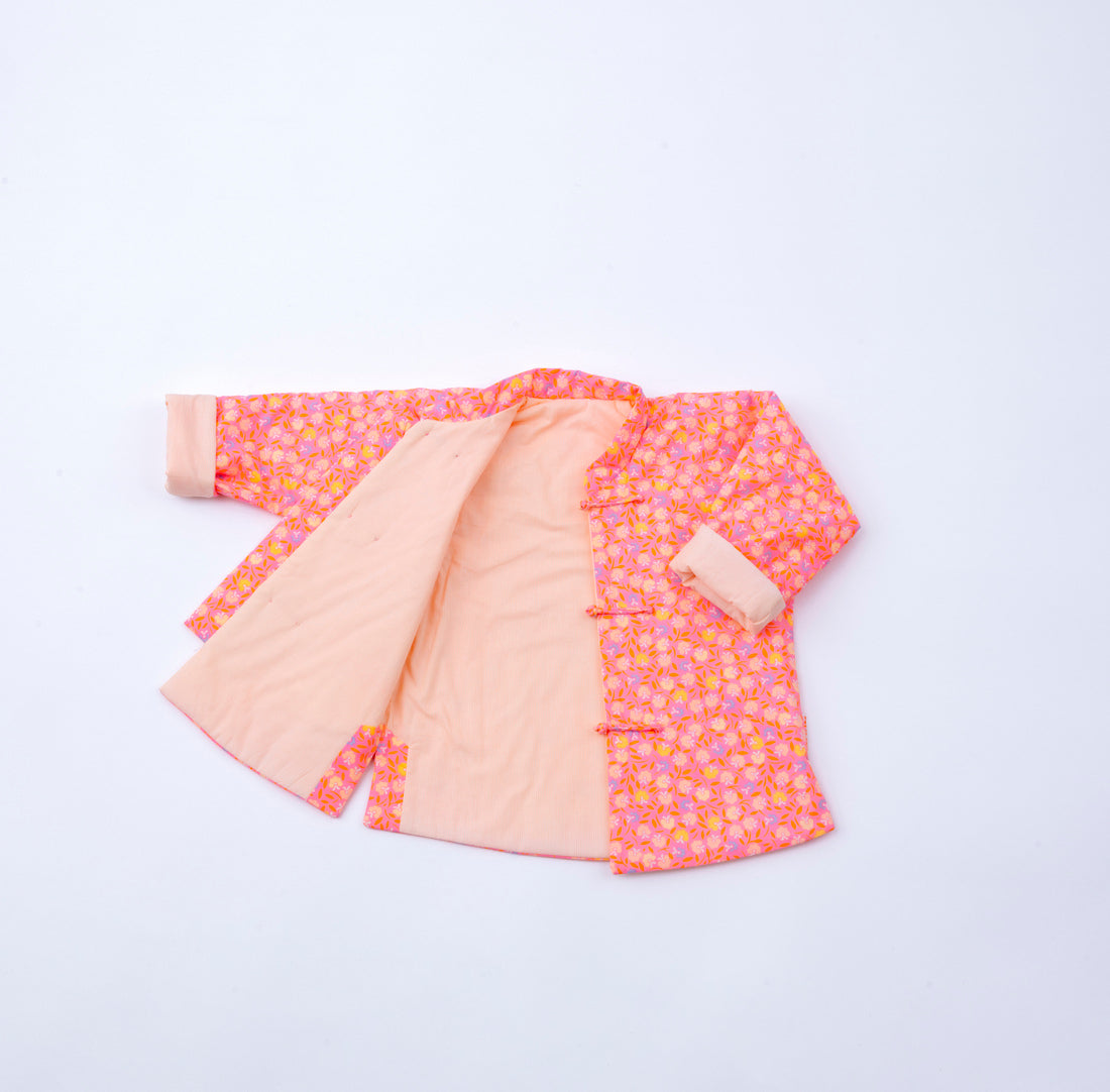 Veste molletonnée enfant Pétunia rose