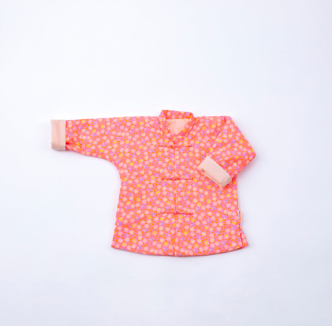 Veste molletonnée enfant Pétunia rose