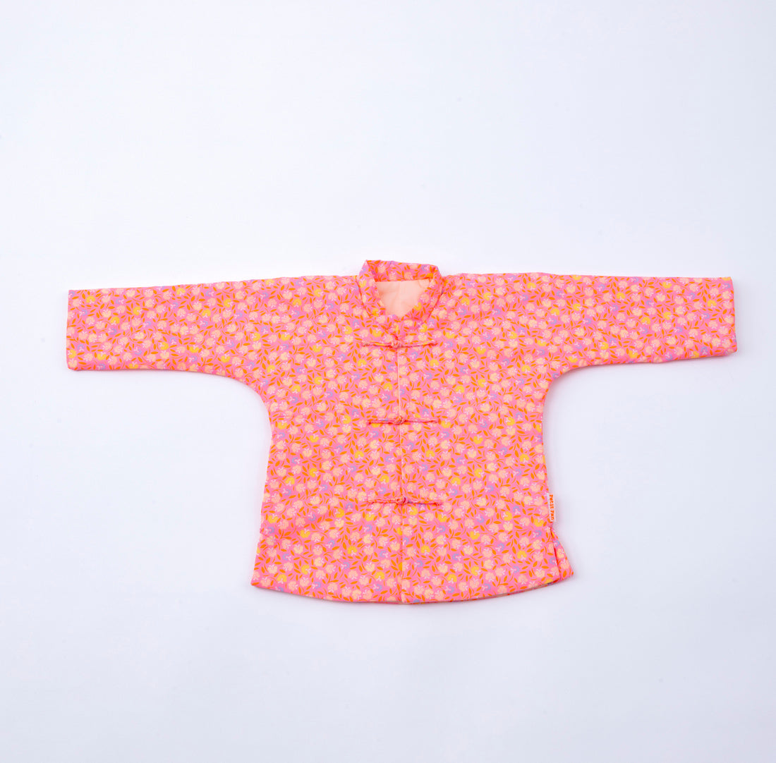 Veste molletonnée enfant Pétunia rose
