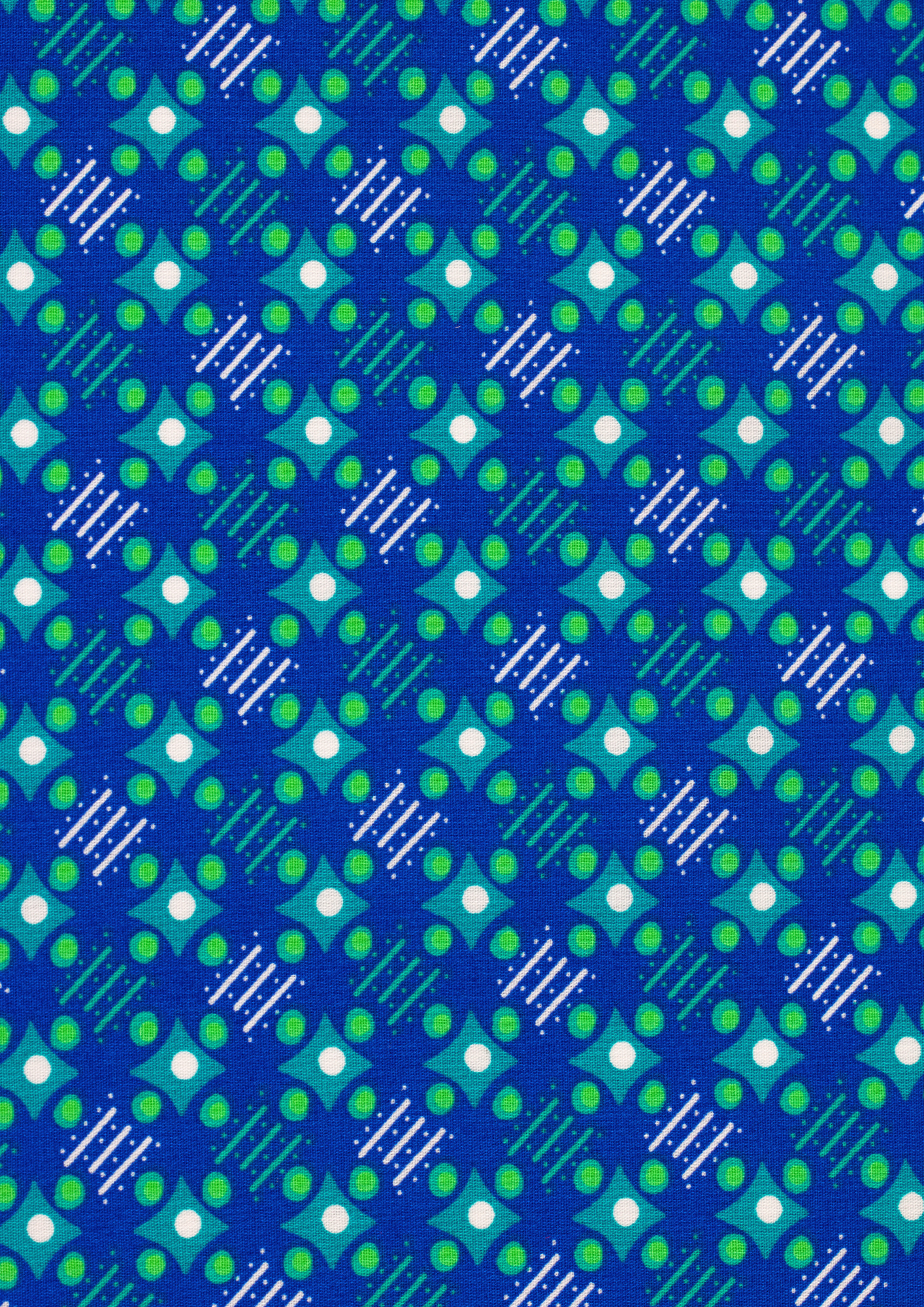 Coupon coton Satellite of love Deep blue