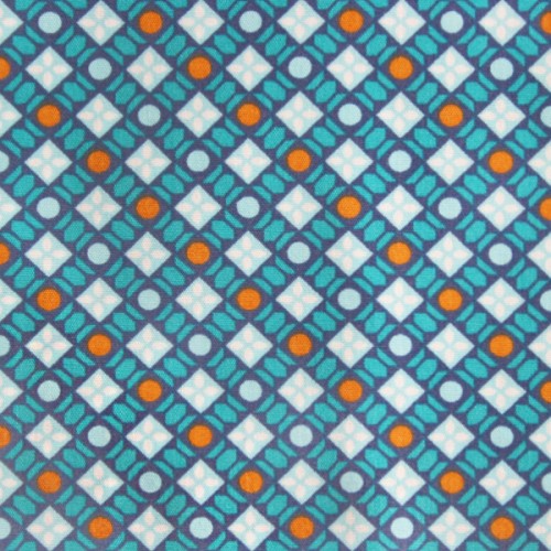 Coupon coton Harris Callune bleu skye